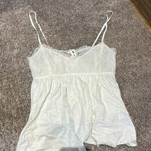 American Eagle White Crop Top
